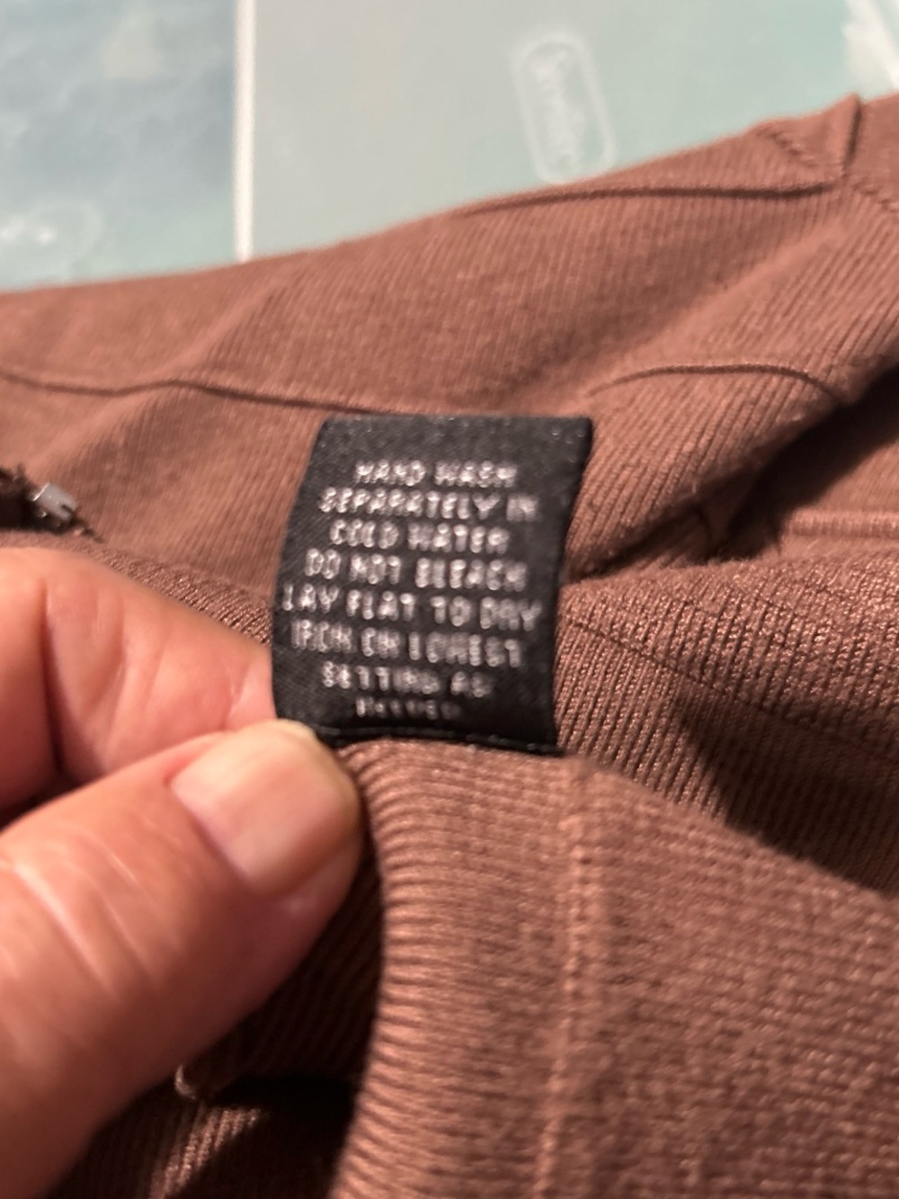 Venini Brown Zip-Front Ribbed Cardigan - Picture 6 of 6